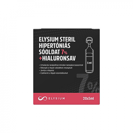 ELYSIUM SÓOLDAT 7% HIPERTÓNIÁS+HIALURONSAV - 20X5ML